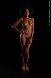 Nude Woman Black Standard Photoshoot Pinup